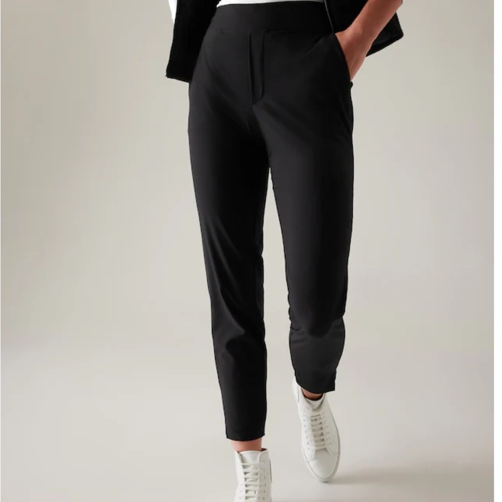 BROOKLYN MID RISE ANKLE PANT - BLACK